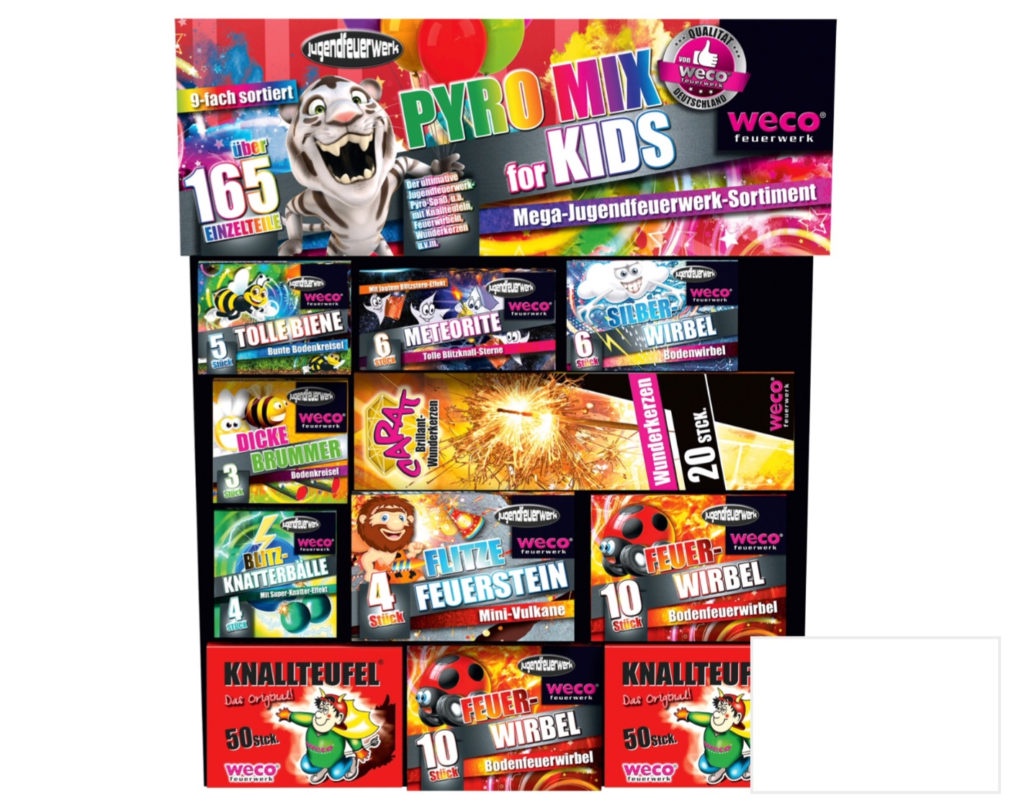 Pyro-mix for kids